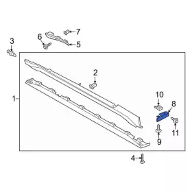 KR3Z-6328370-AA FORD Mud Guard Mustang