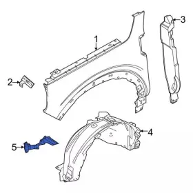 LJ7Z-16G554-A FORD Fender Liner Mount Bracket #3