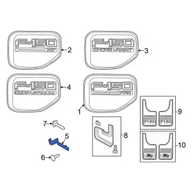 ML3Z-16A038-AB FORD Mud Shield F-150 #3