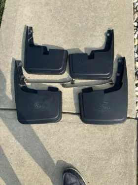 16A550-CA FORD MOTOR COMPANY Front Rear Mud Flaps Set Splash 16A550-CA FORD MOTOR COMPANY Front Rear Mud Flaps Set Splash