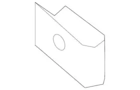 N806851-S100 FORD Fender Liner Nut F-150