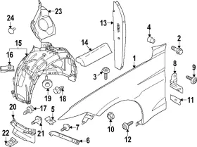 PR3Z-16102-E FORD Splash Guards Mud Flaps Mustang