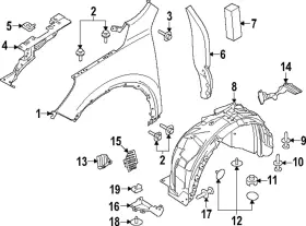 PZ1Z-16G554-C FORD Rear Bracket