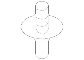 W705589-S0 FORD Fender Liner Retainer Explorer