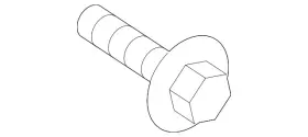 W716195-S901 FORD Rear Deflector Screw Continental