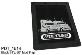 PDT1514 FREIGHTLINER Rubber Mud Flaps Set