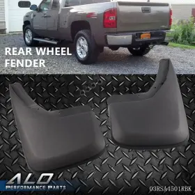 ALO114 G-PLUS Rear Mud Flaps Splash Guards 1500 Chevy