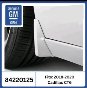 84220125 GENERAL MOTORS Front Splash Guards Tricoat CT6 Gm