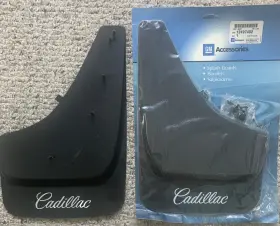 12497402 GM Mud Flaps Splash Guards Car Bavolets Set Cadillac