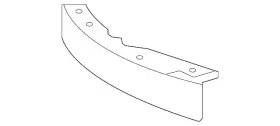 22795858 GM Front Tire Air Deflector