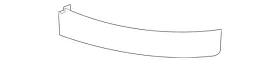 22799210 GM Front Driver Bumper Fascia Air Deflector Corvette