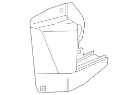 23254570 GM Front Wheelhouse Splash Shield