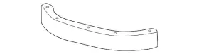 23408773 GM Front Driver Tire Air Deflector Camaro