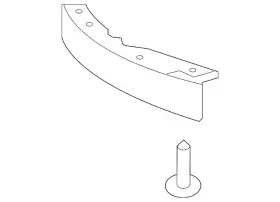 23483123 GM Front Tire Air Deflector