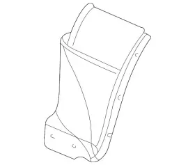25695500 GM Passenger Front Bumper Fascia Extension