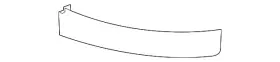 84319733 GM Front Bumper Fascia Air Deflector Corvette
