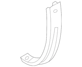 84590761 GM Front Driver Wheelhouse Liner Bracket