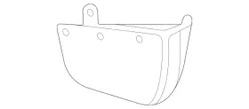 84639029 GM Rear Passenger Box Paint Protector 2500