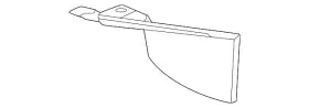 84839551 GM Front Driver Tire Air Deflector