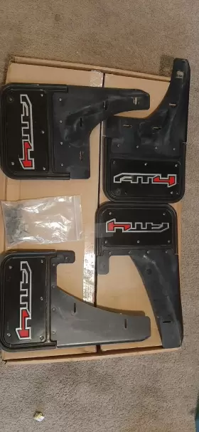 19432687 GMC Front Rear Drill Gatorback Mud Flap Kit 1500 AT4