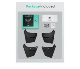 HLFP000 HALOBLK Mud Flaps Tesla