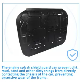 BSAP000000209 HECASA Front Skid Plate Engine Splash Shield