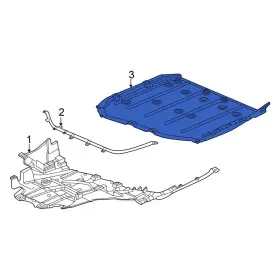74604T95A00 HONDA OE Center Floor Pan Splash Shield
