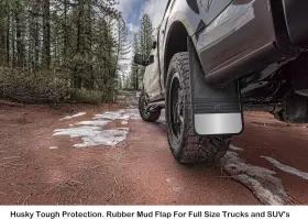 55100 HUSKY LINERS Mud Flaps Flapsdog Rubber Rear #2