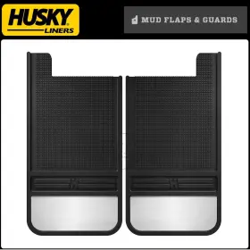 55101 HUSKY LINERS Mud Flaps Flapsdog Rear Chevrolet Gmc Ford
