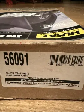 56091 HUSKY LINERS Front Mud Guards Dakota #3