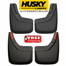 56886 HUSKY LINERS Mud Flaps Guards Front Rear 1500 2500HD