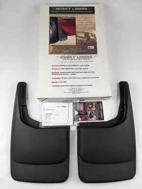57601 HUSKY LINERS Rear Mud Flaps Set Flares F-150 Ford