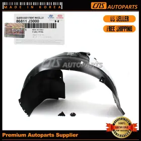86811J3000 HYUNDAI Fender Liner Front Left Driver Veloster