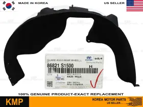 86821-S1500 HYUNDAI Rear Fender Liner Left Driver