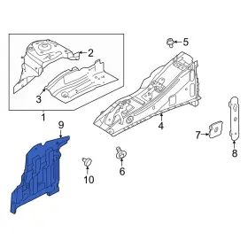 648396SA0A INFINITI OE Front Left Mud Guard QX60