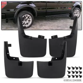 J-03RSA1206BBK JIJIAMOTOR13 Front Rear Splash Mud Flaps F150