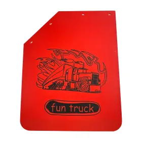 902079 JMS-MOTOR Semi Polymer Angled Mud Flaps Trailer Fun #3