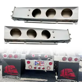 902-020 JMS-MOTORS Semi Spring Bolt Steel Mudflap Hanger Set