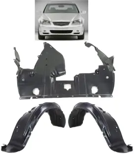 14868262 KAI Set Fender Liner Front Engine Splash Shield Rh