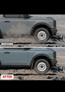 FT22080404 KEWISAUTO Mud Flaps Door Front Guard Splash Ford #3