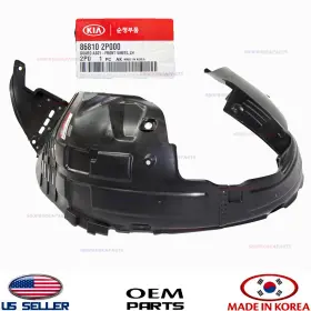 868102P000 KIA Fender Liner Front Left Driver Sorento
