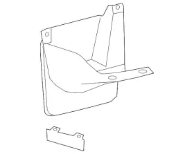 76625-60290-A0 LEXUS Mud Guard GX460