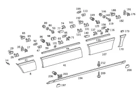 000-988-41-25 MERCEDES Dowel