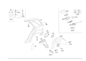 164-630-00-22 MERCEDES End ML350