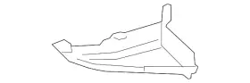 177-884-07-00 MERCEDES Fender Liner Extension