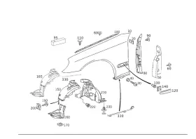 209-884-13-22 MERCEDES Cover CLK350