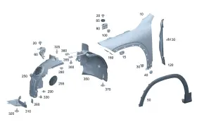 243-880-24-03 MERCEDES Wheel Cover