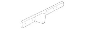 Mercedes-benz 463-880-02-39 Genuine Mercedes-benz Mud Guard Bracket 4638800239