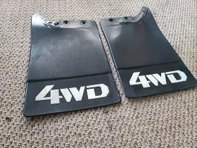 MB174067 MITSUBISHI Mighty Rear Mudflaps D50 4WD Dodge Ram #2