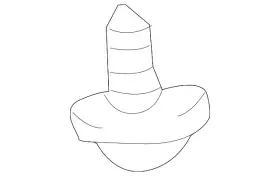 MF455138 MITSUBISHI Mud Guard Screw